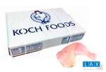 Contenedor de Cajas de pollo de 15 kgs de muslos con encuentro Koch Foods