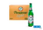Contenedor de cerveza de botella Presidente Light de 12 oz